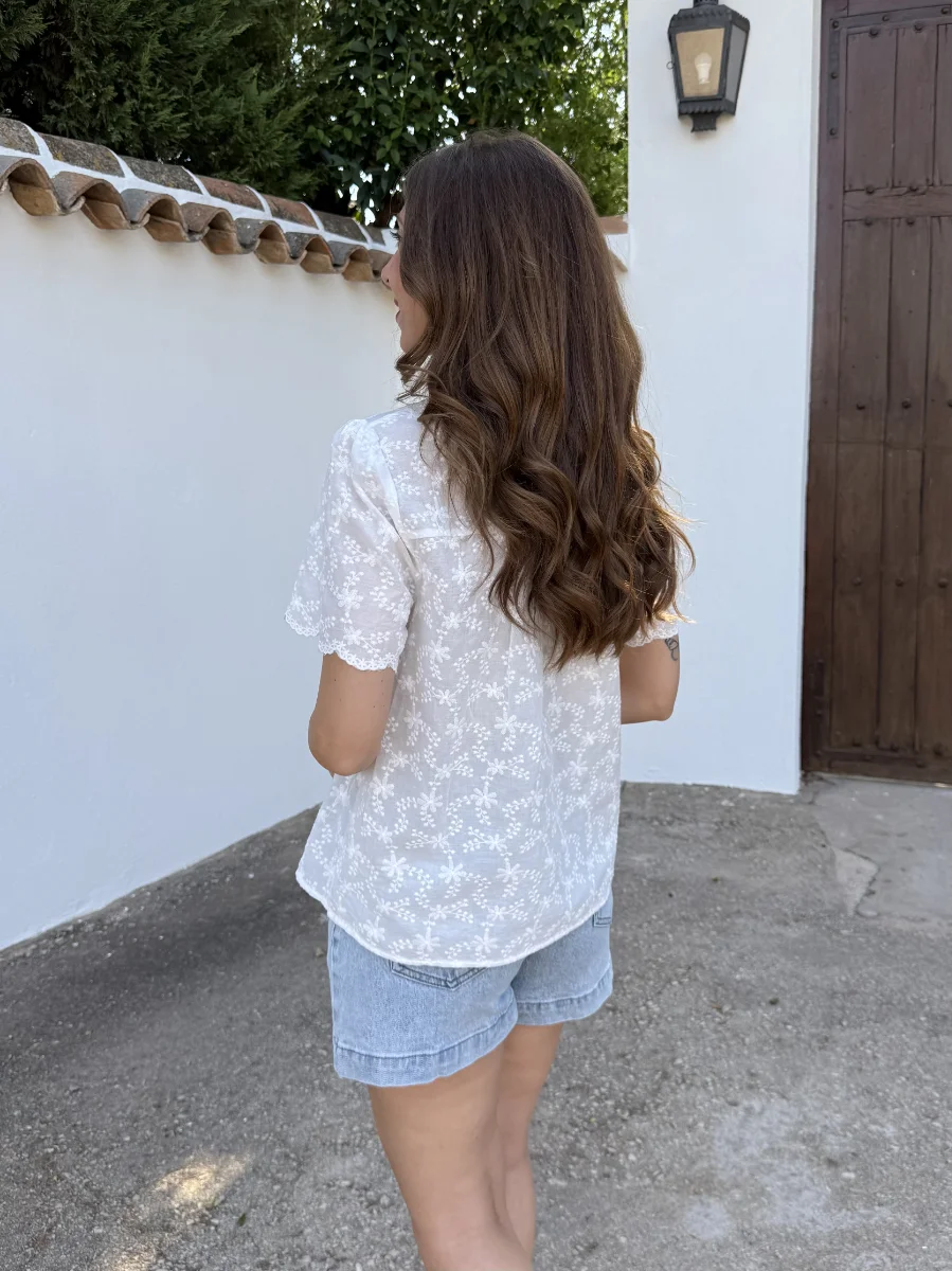 Camisa Sienna Bordada - Imagen 3