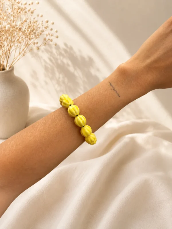 Pulsera Coton Amarillo