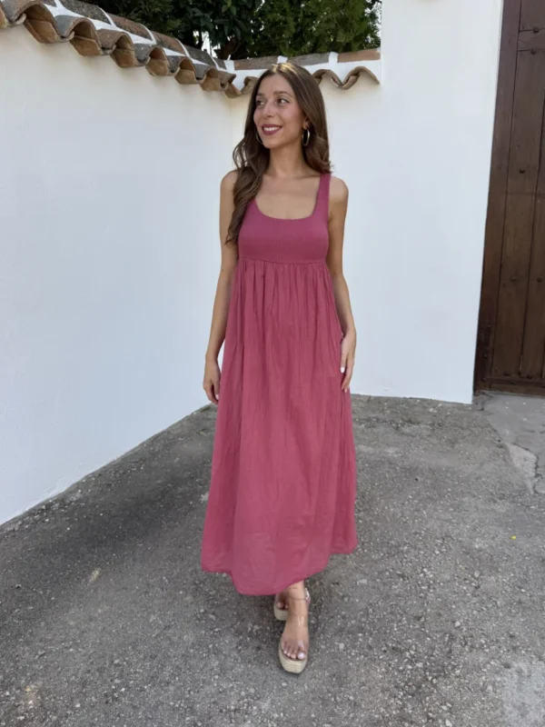 Vestido Monoi Rosa
