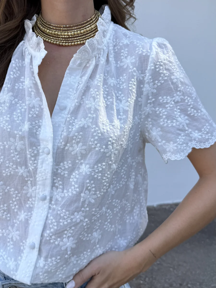 Camisa Sienna Bordada - Imagen 2