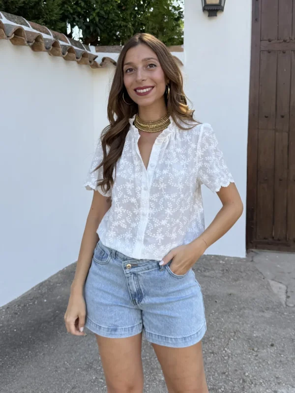 Camisa Sienna Bordada