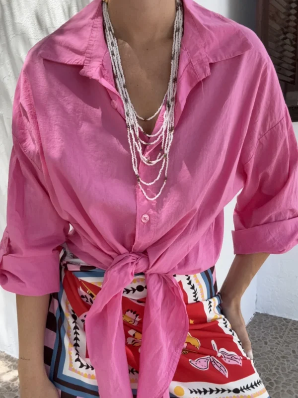Camisa Rosa Chicle