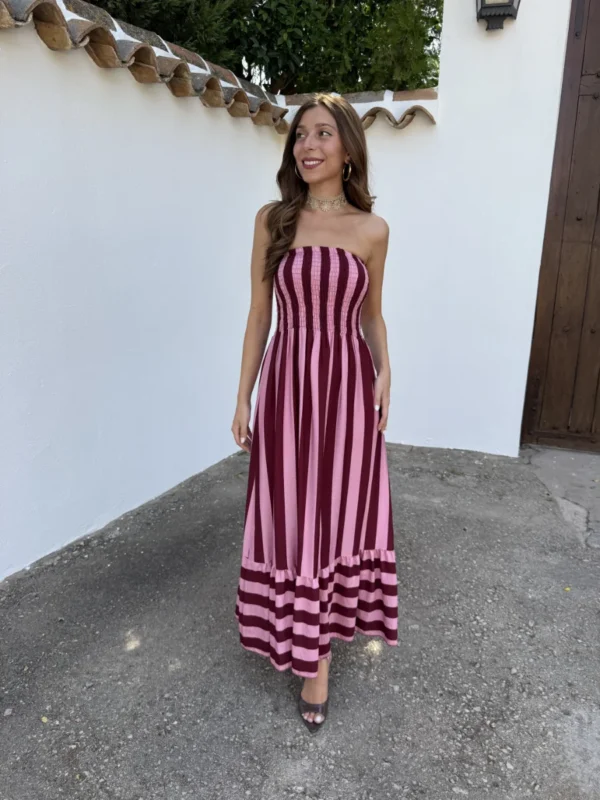 Vestido Adara Rosa