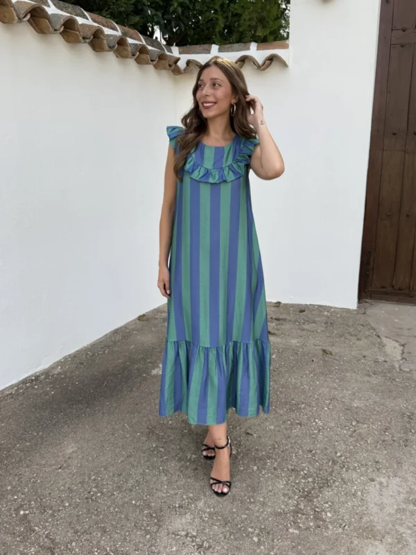 Vestido Baberola Rayas - Talla única
