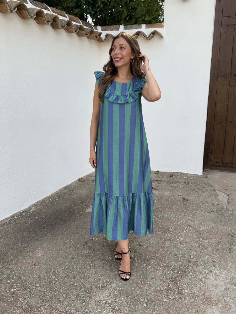 Vestido Baberola Rayas