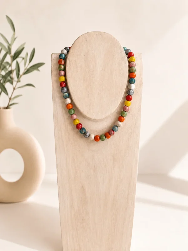 Collar Bolitas Colores