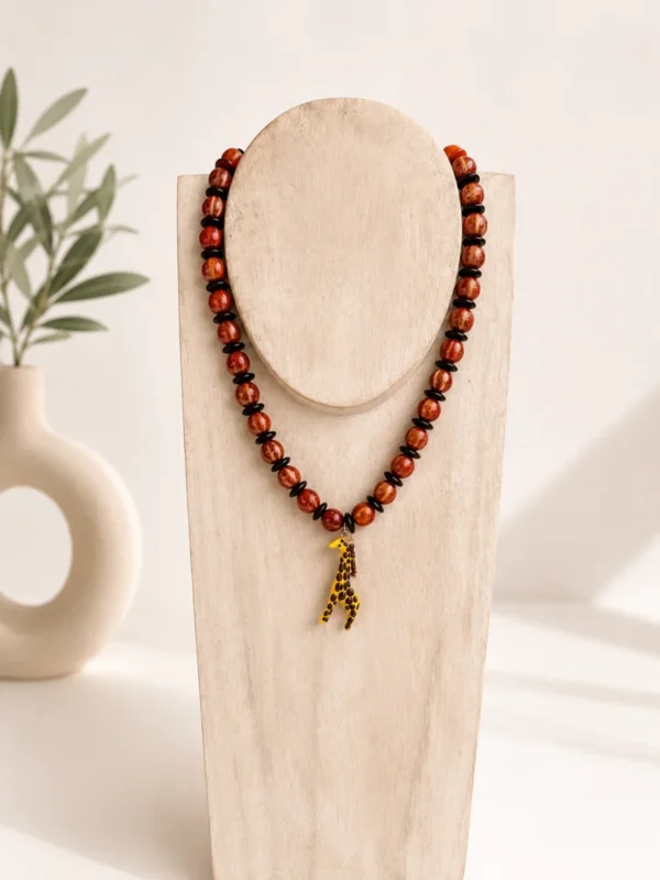 Collar Bolitas Jirafa