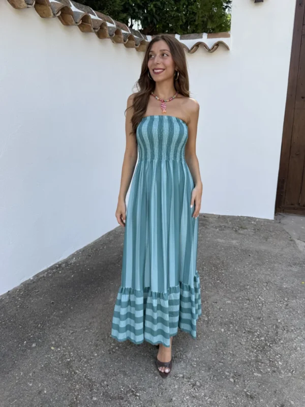 Vestido Adara Turquesa