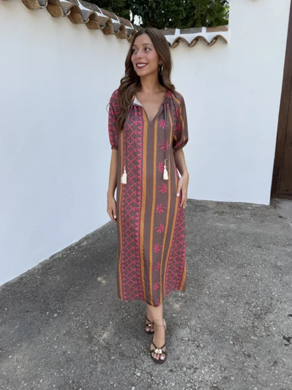 Vestido Luca Rosa