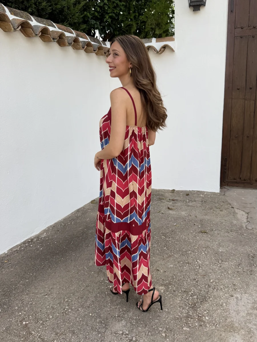 Vestido Marsa Burdeos - Imagen 2