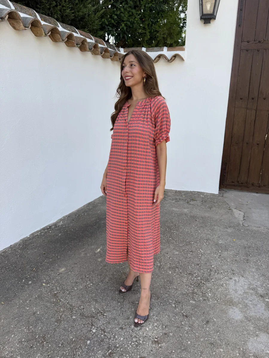Vestido Annie Coral