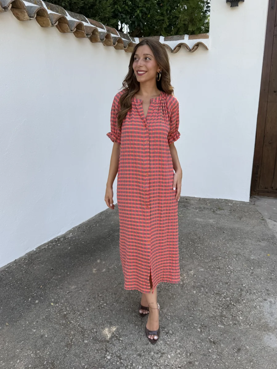Vestido Annie Coral - Imagen 3