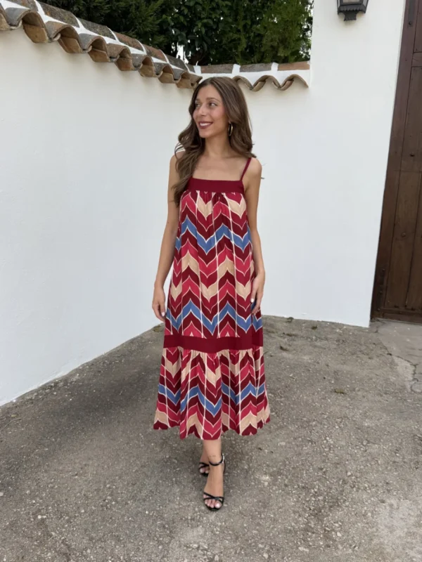 Vestido Marsa Burdeos