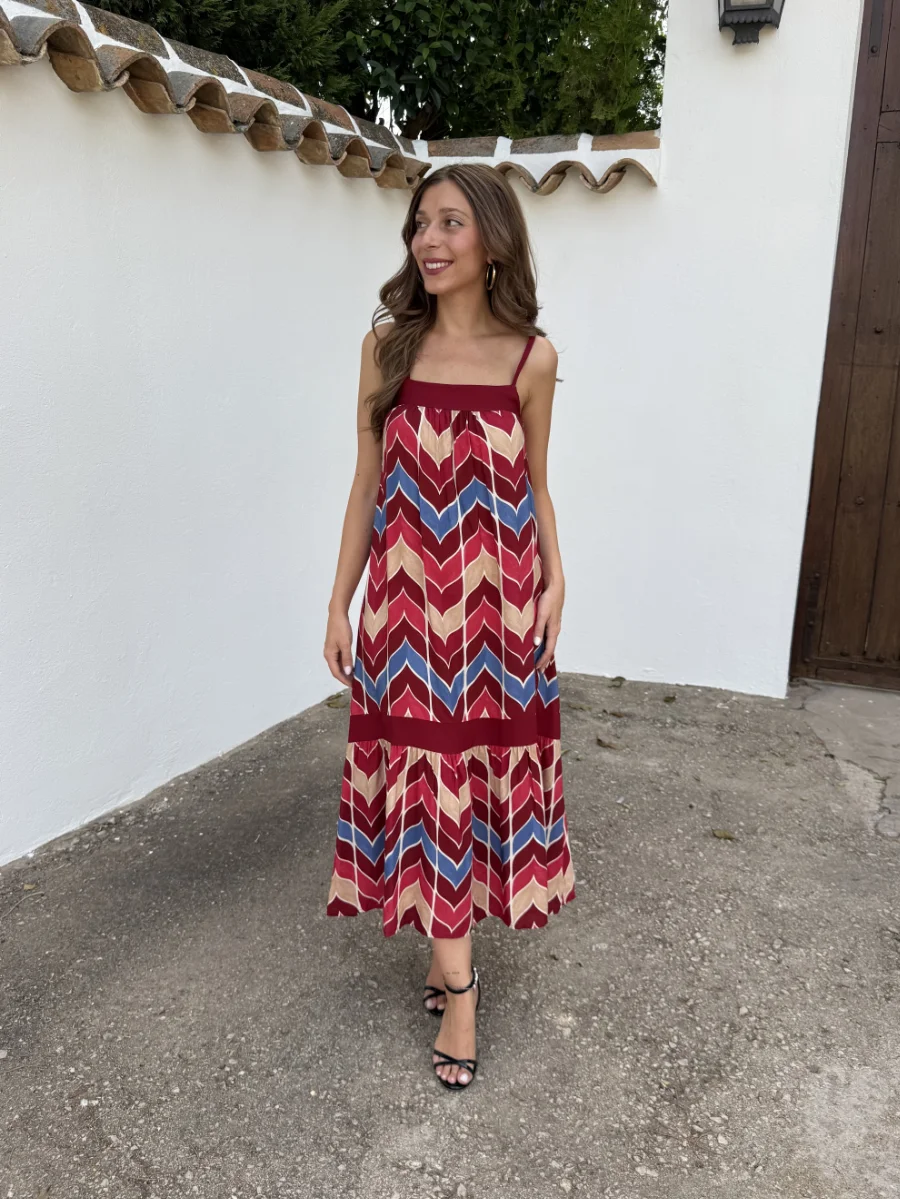 Vestido Marsa Burdeos