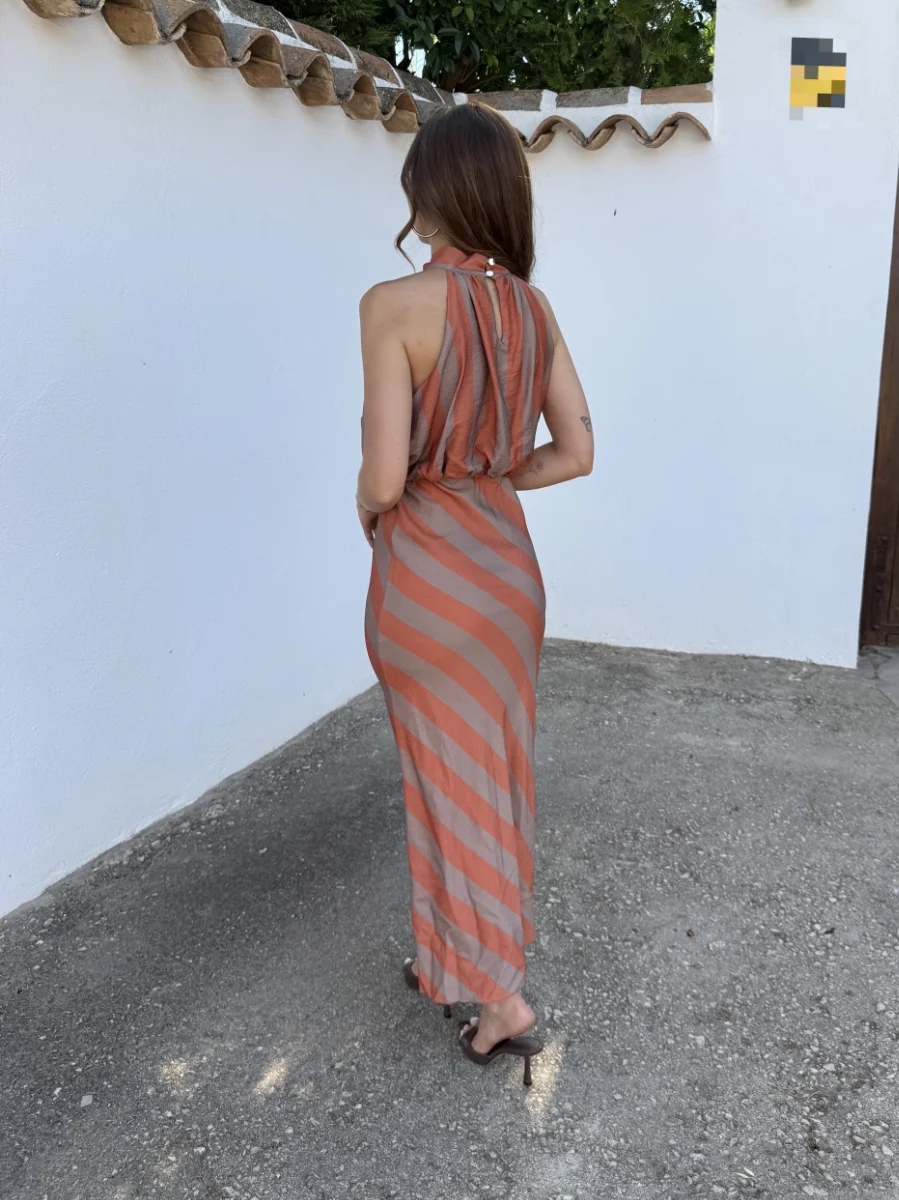 Vestido Malta Naranja - Imagen 3