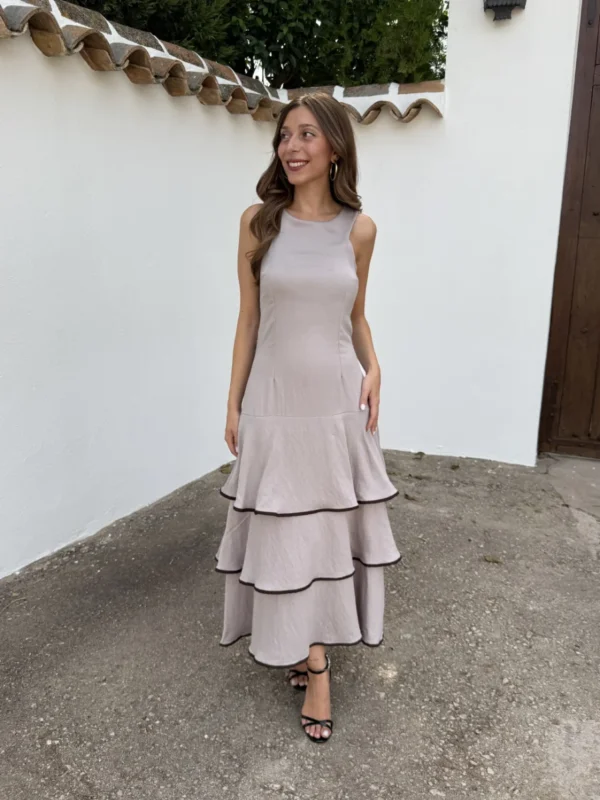 Vestido Bari Beige