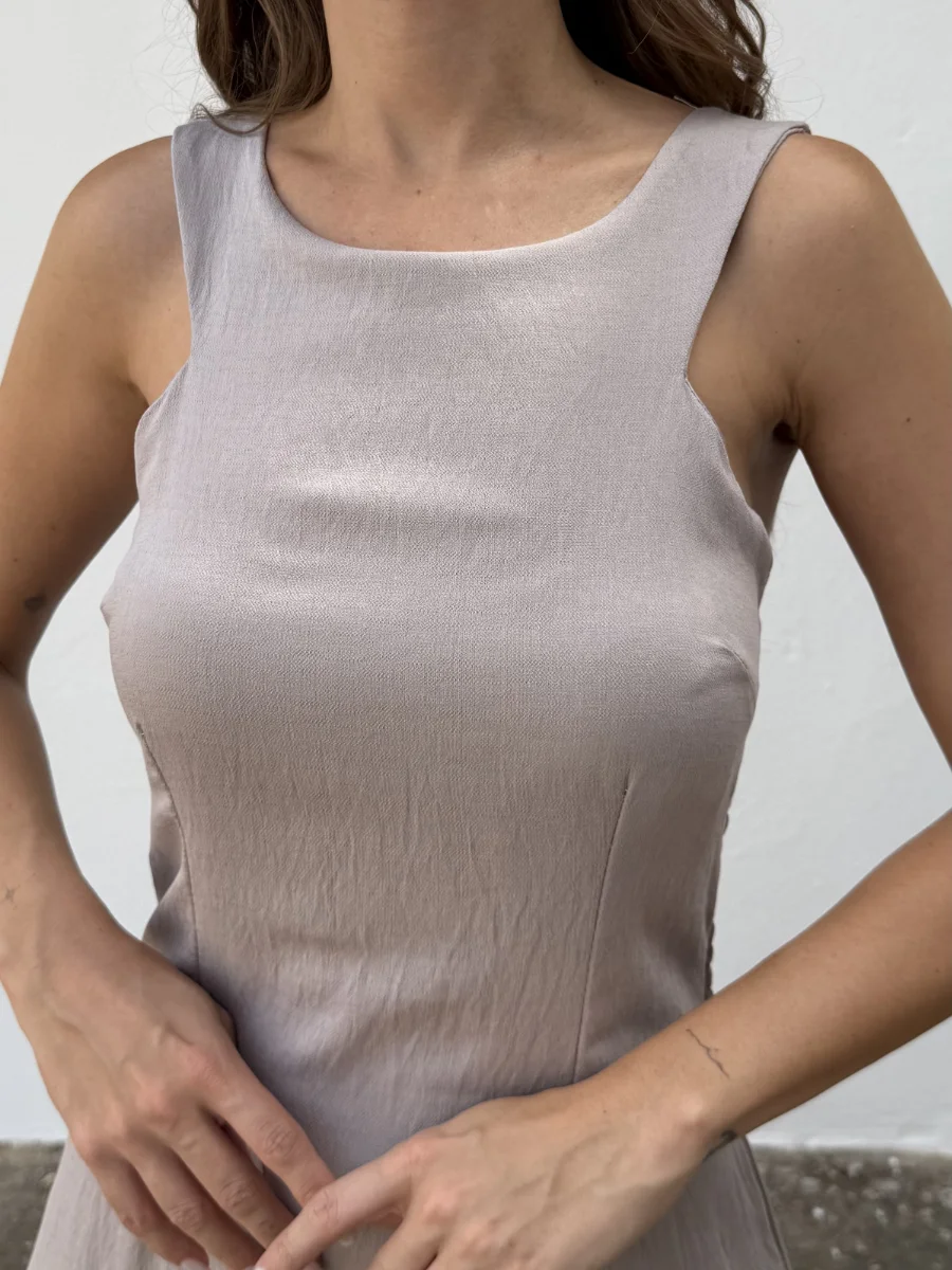 Vestido Bari Beige - Imagen 2