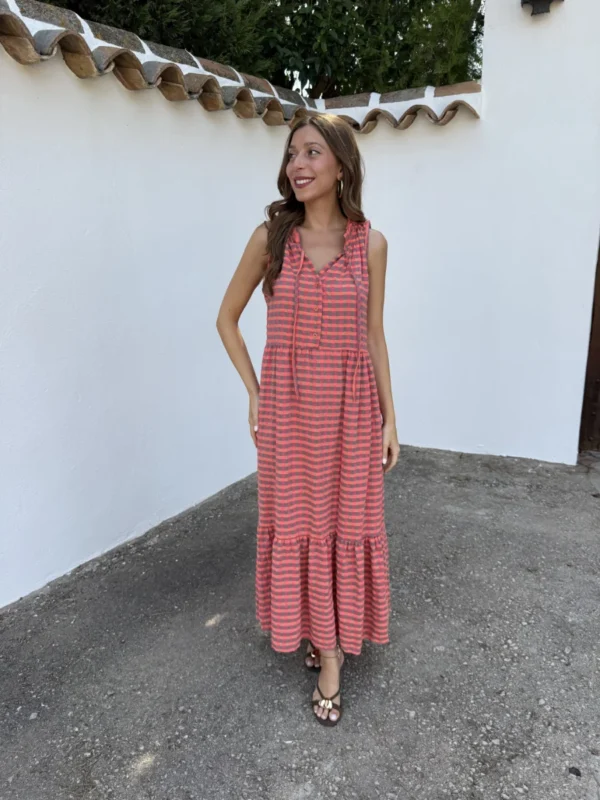 Vestido Aperol Coral