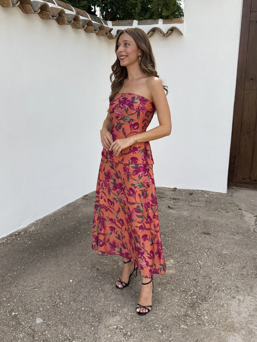 Vestido Marelin Flores - Imagen 4