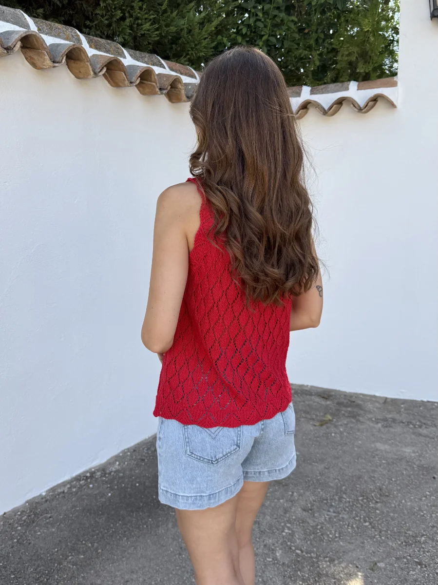 Top Calado Rojo - Imagen 2