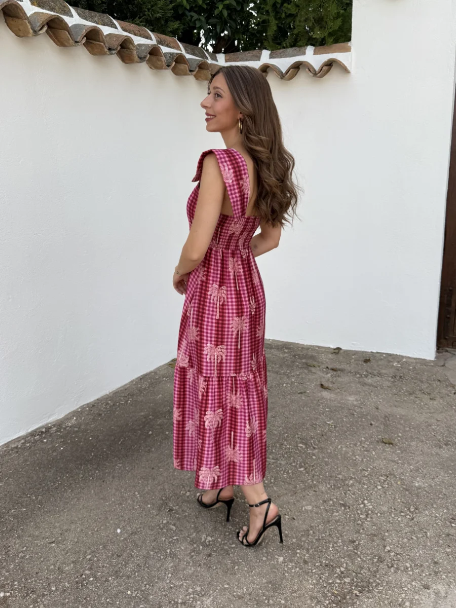 Vestido Tropical Rosa - Imagen 3