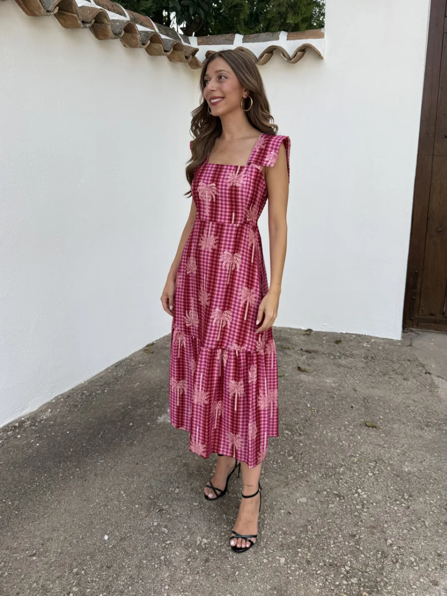 Vestido Tropical Rosa - Imagen 4