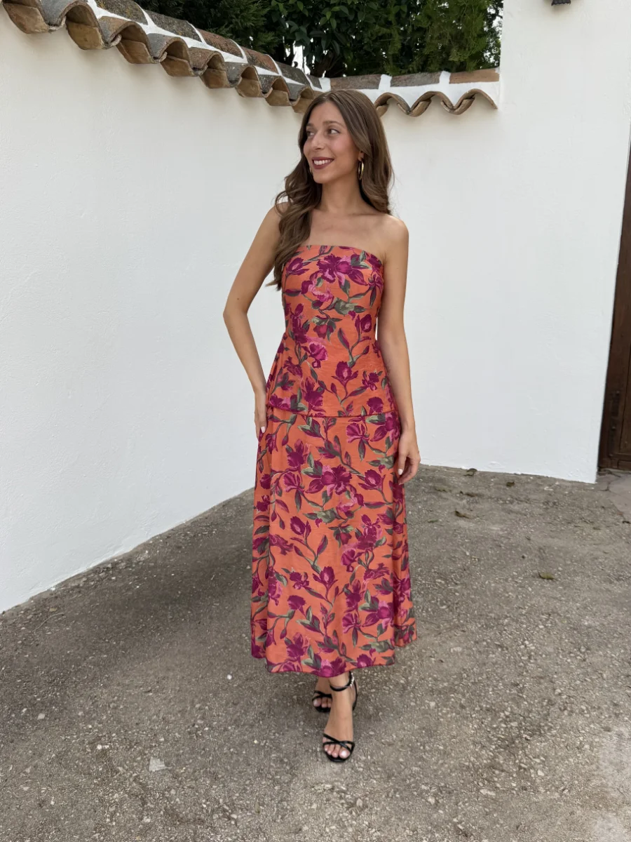 Vestido Marelin Flores