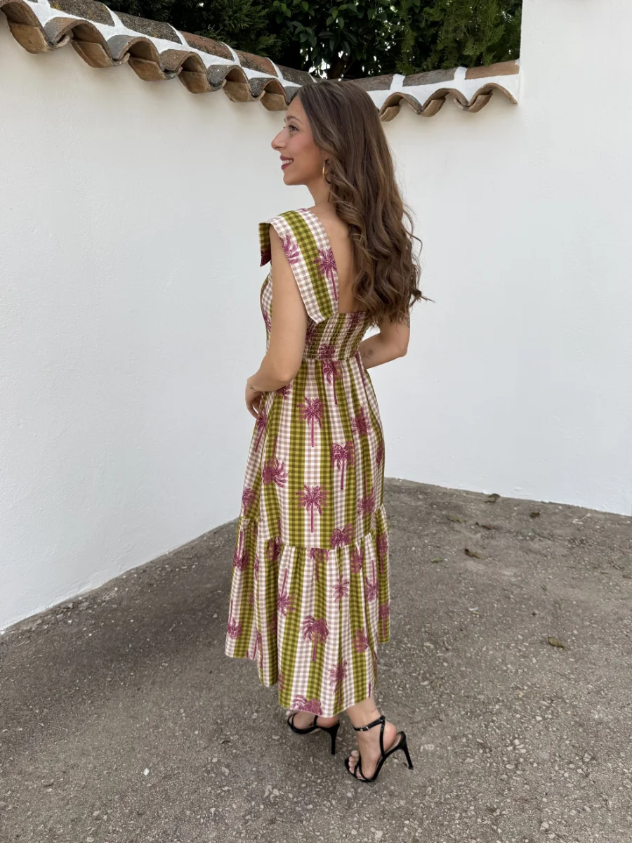 Vestido Tropical Verde - Imagen 4