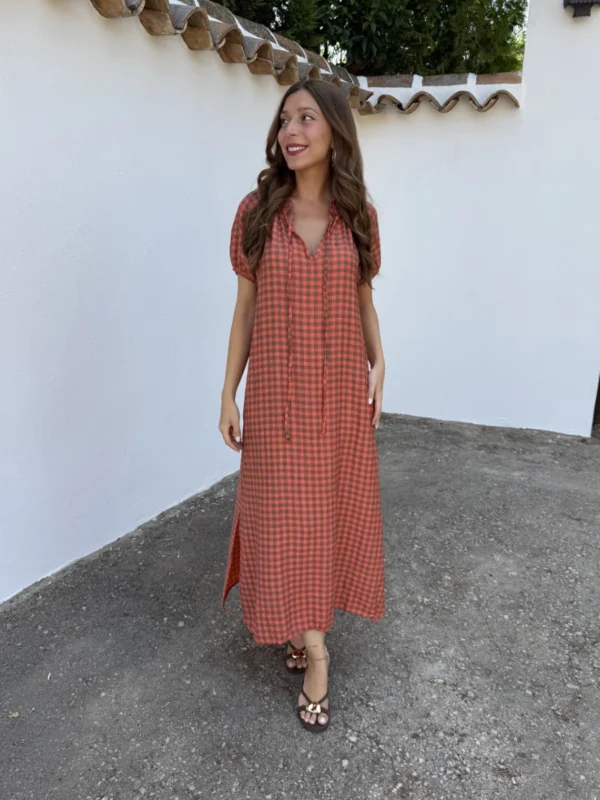 Vestido Mai Tai Coral - Talla única
