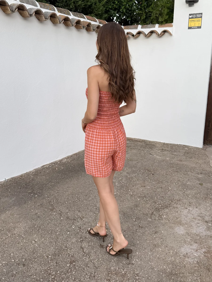 Mono Corto Vichy Coral - Imagen 4