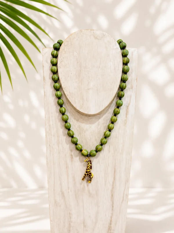 Collar Jirafa Verde