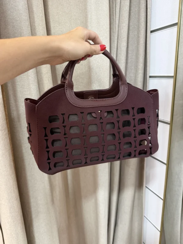 Bolso Calado Burdeos