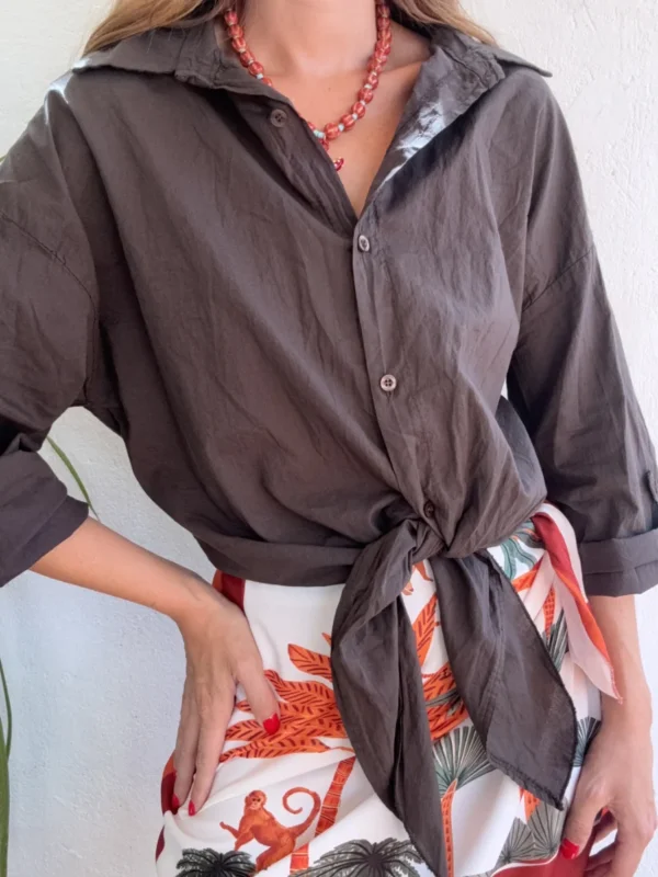 Camisa Chocolate Nudo