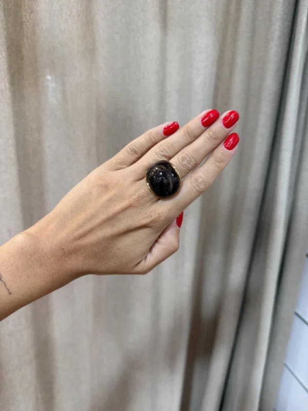 Anillo Piedra Marrón