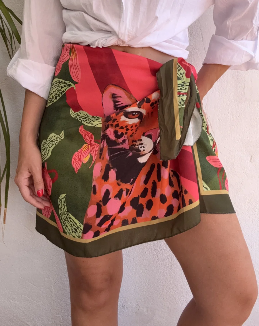 Falda Pareo Tigre