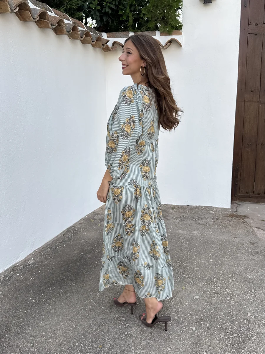 Vestido Cádiz Aguamarina - Imagen 3