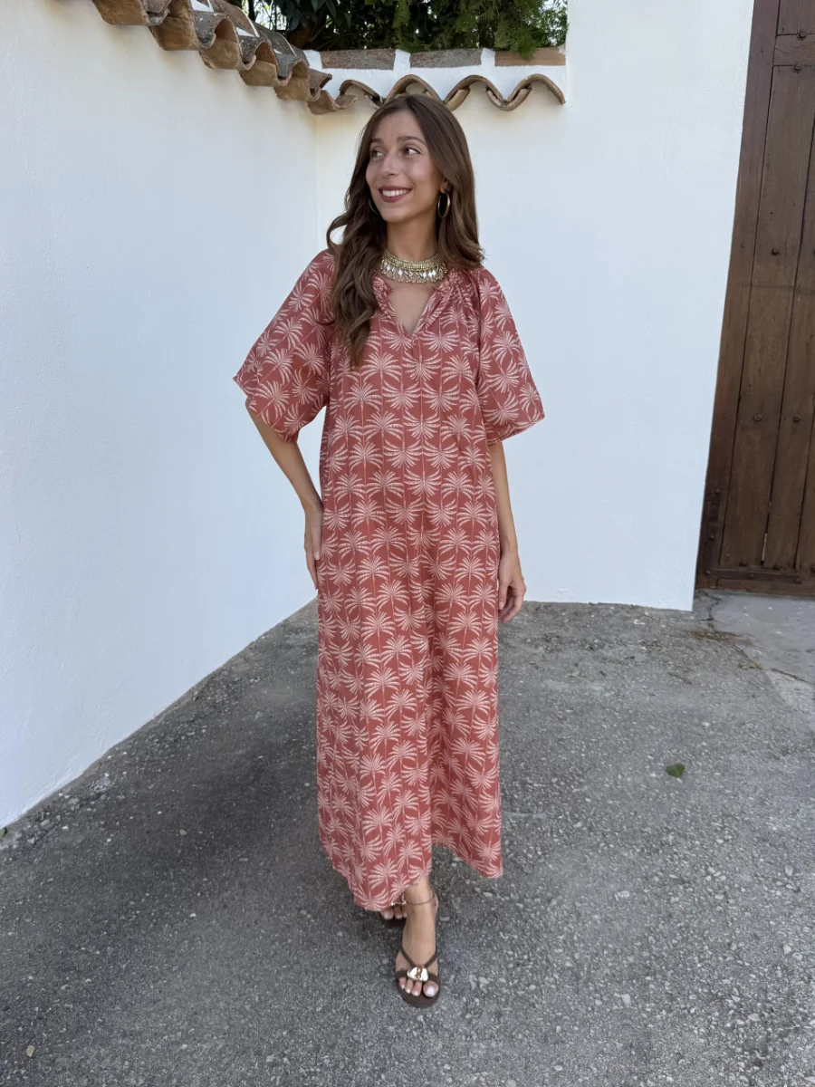 Vestido Namibia Teja - Imagen 4