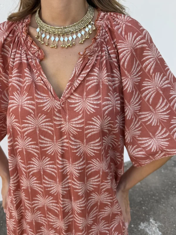 Vestido Namibia Teja - Talla única