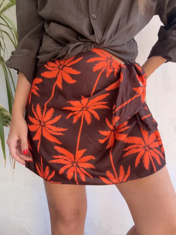 Falda Pareo Palmeras