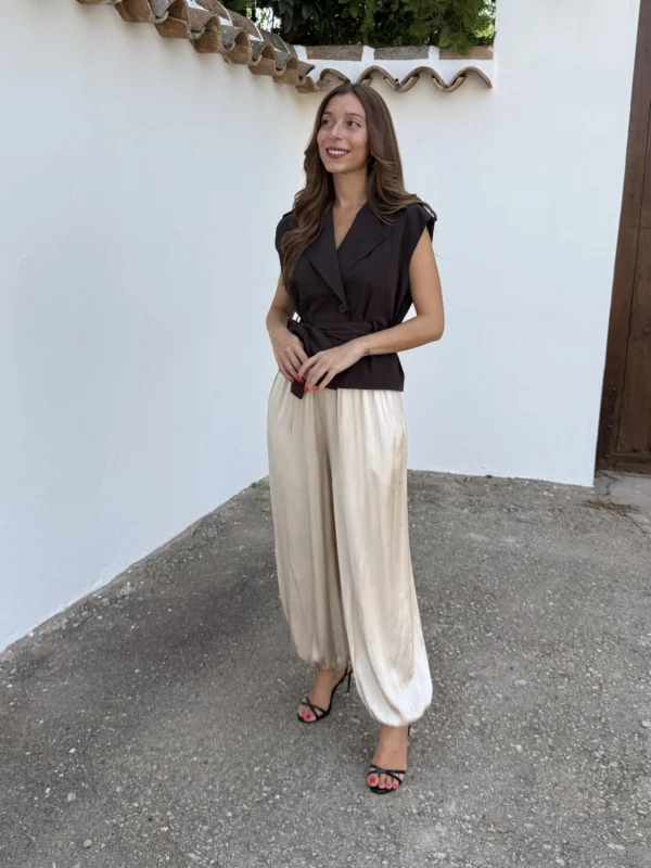 Bombacho Satén Beige