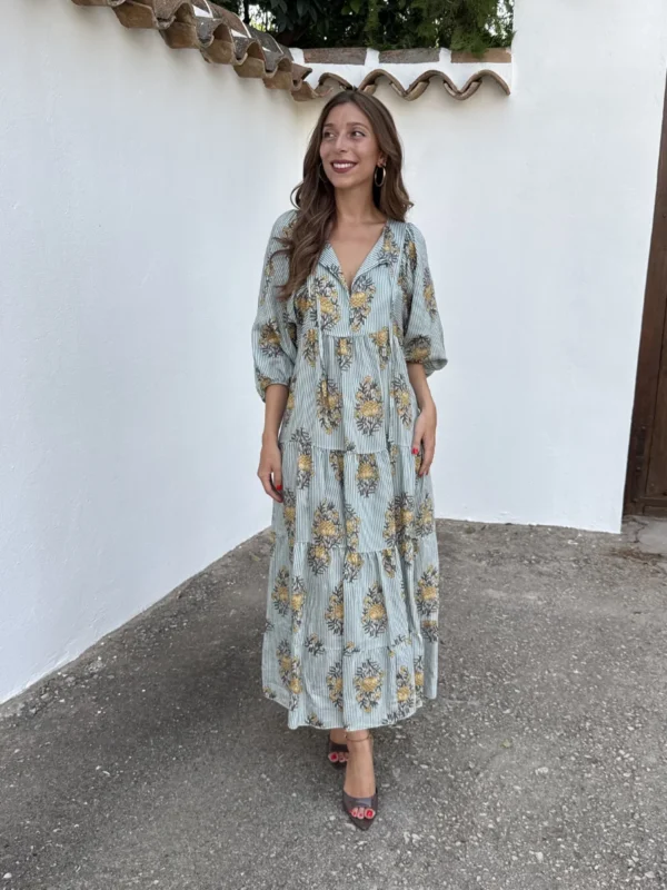Vestido Cádiz Aguamarina
