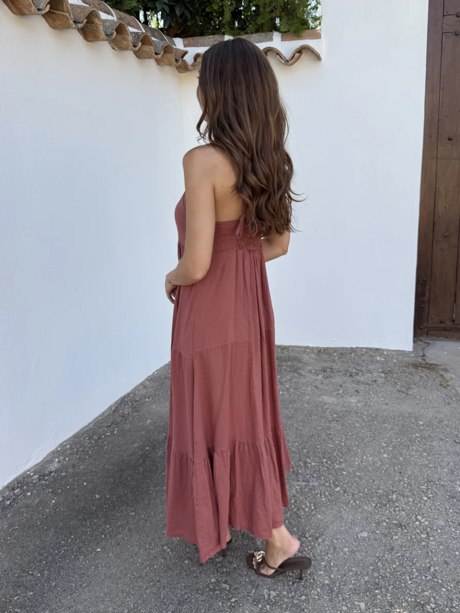 Vestido Lentejuela Coral - Imagen 3