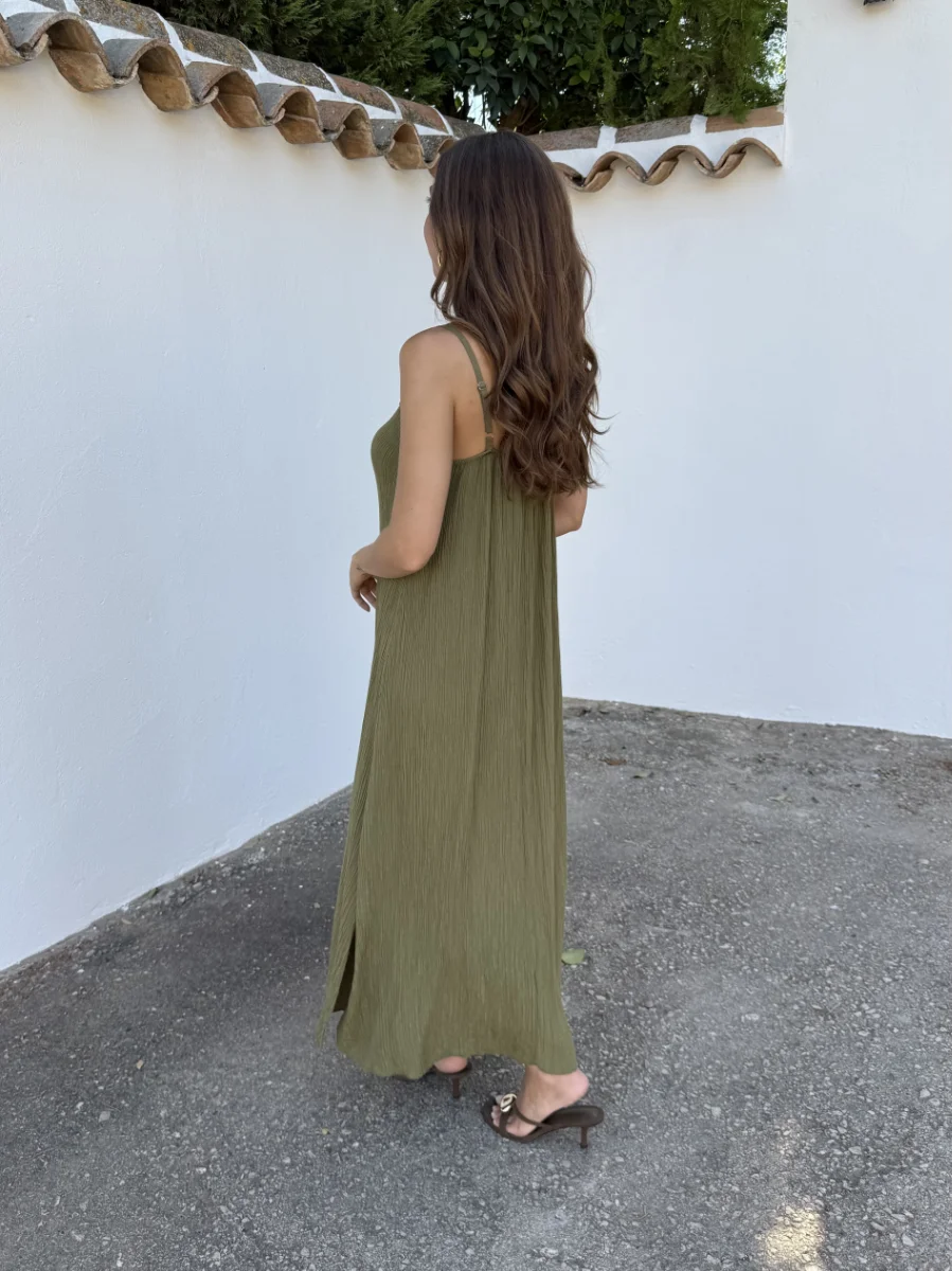 Vestido Roma Verde - Imagen 4