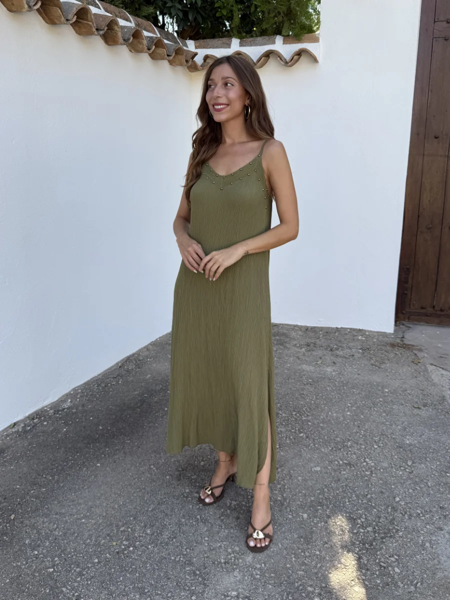 Vestido Roma Verde - Imagen 3