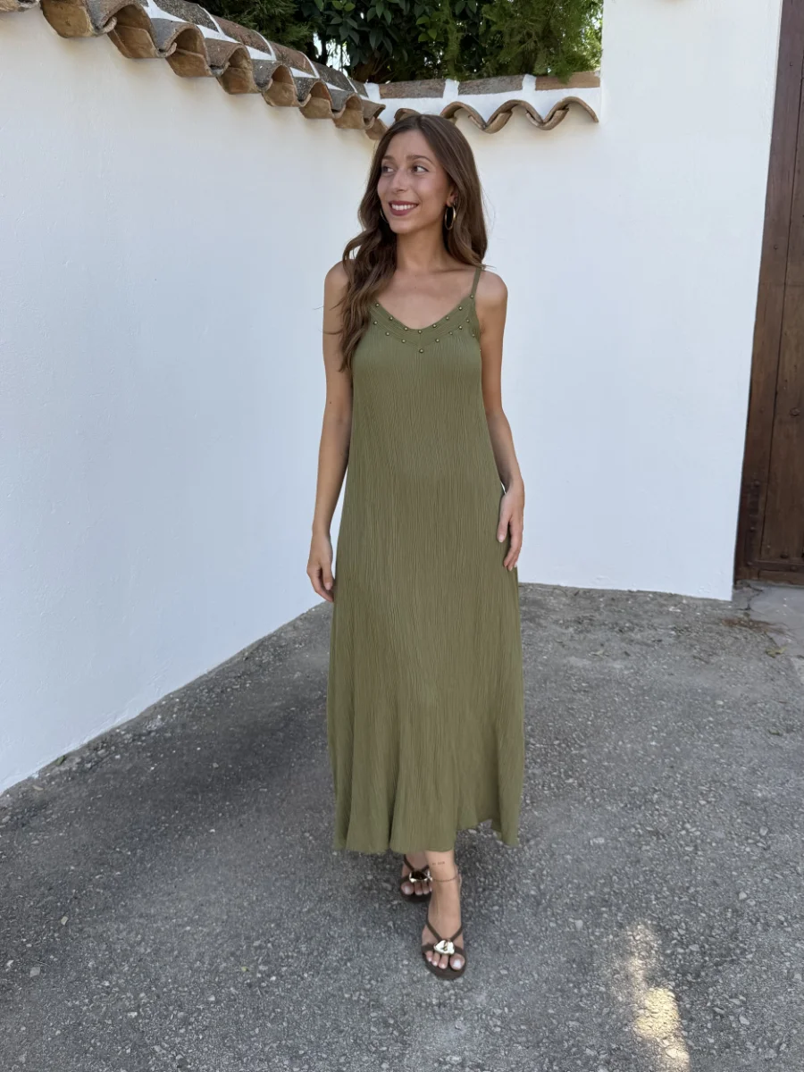 Vestido Roma Verde - Imagen 2