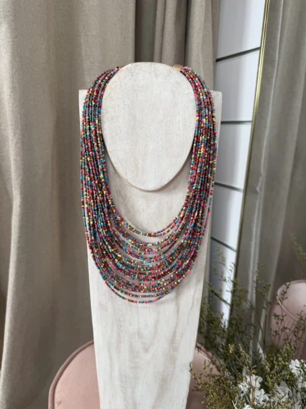 Collar Cascada Multicolor