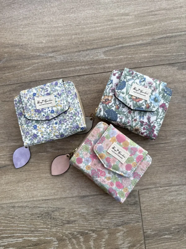 Cartera Florecitas - Lila