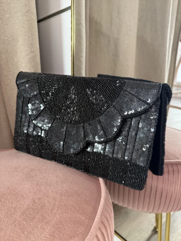 Bolso Joya Negro Waves