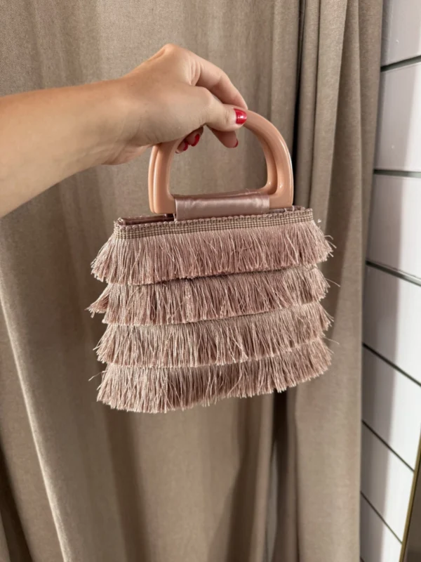 Bolso Flecos Nude