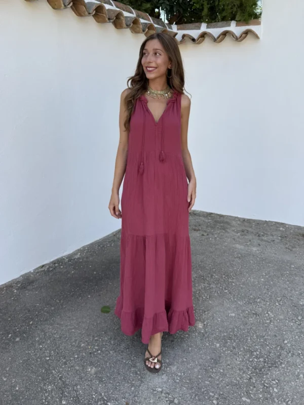 Vestido Morango Rosa